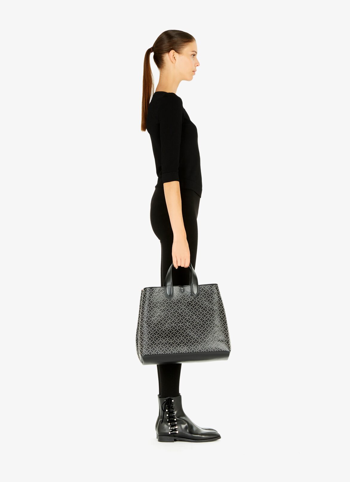 Sac Cabas Frida 36 ALAÏA SAC CABAS FRIDA 36 NOIR
